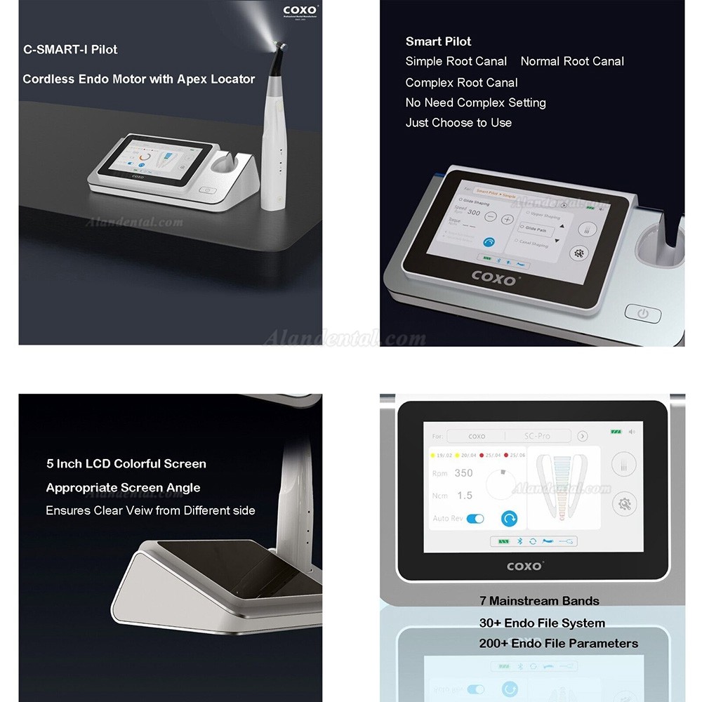 COXO C-Smart-I Pro Pilot Dental Cordless Endodontic Motor With Apex Locator